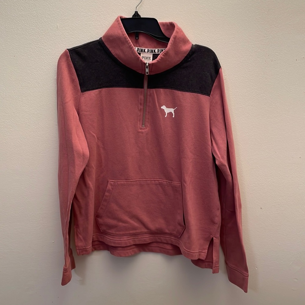 PINK Victoria’s Secret Large light sweatshirt (Color - Dark Pinkish Peach)